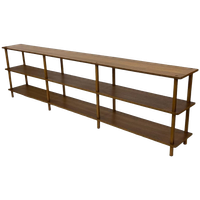 Vintage Stokkenkast Wandmeubel Dressoir Jaren 60 Teak