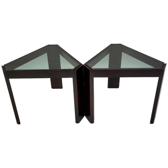 Vintage Tafel Porada Arredi Bijzettafel Salontafel Glas 1