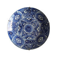 Antiek Bord Met Bloemendecoratie Uit De Qing-Dynastie, Chinees Exportwaar