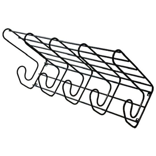 IKEA | Vintage Fran Wandkapstok Jaren 80 Kapstok Retro Draadstaal Zwart 1