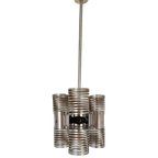 Space Age Italiaanse Chromen Veer Lamp Vintage Design thumbnail 1