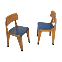 2 X Kids Chair 1950S Original Design Zabo Kids Chair