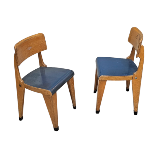 2 X Kids Chair 1950s Original Design Zabo Kids Chair 1