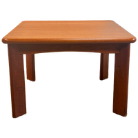 Vintage Vierkante Teakhouten Salontafel, S. Burchardt-nielsen, Duitsland