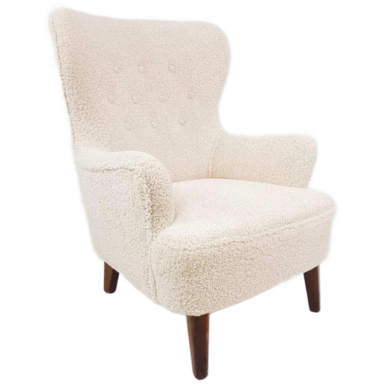 Vintage Artifort Theo Ruth Heren Fauteuil Teddy Nieuwe Stof 1