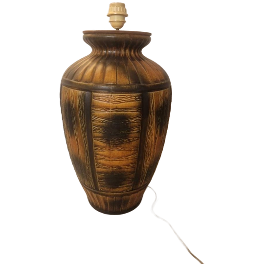 West Germany Vintage 380-50 Keramiek Tafelllamp. 1