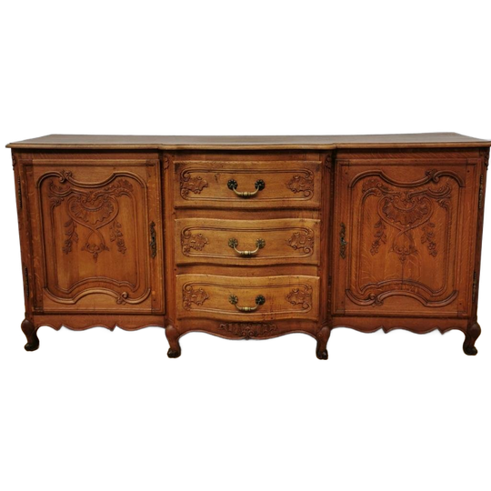 Groot Vintage Louis Xv Dressoir Wandkast Buffetkast Ladekast 101 1