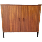Vintage Dressoir Kast Audiomeubel Bar Platenspeler Meubel thumbnail 1