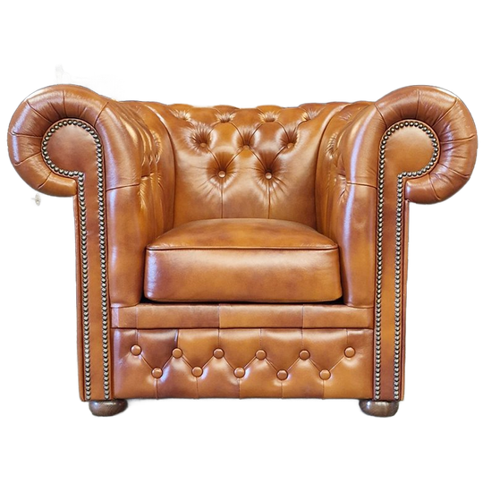 Chesterfield First Class Fauteuil - Cloudy Brown Old 1