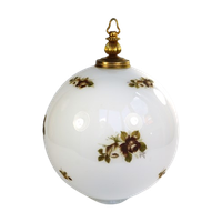 Grote Bollamp Glas Bloemen Frankrijk
