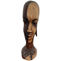 Houten Hoofd Uit Afrika