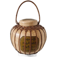 Antieke Chinese Rijst Mand Gemberpot Stijl