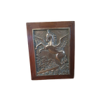 Bronzen Plaquette Van De Franse Onderzeeër S M Pégase thumbnail 1