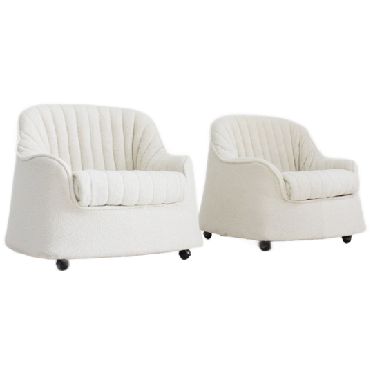 Set Vintage Cassina Ciprea Fauteuils Tobia Scarpa 1