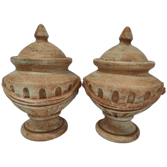 Terracotta Sierpotten Met Deksel 1