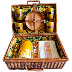 Vintage Unieke Gerestylde Picknickmand, Zomers En Sfeervol thumbnail 1