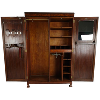 Prachtige Engelse Art Deco-kast Van Wortelnotenhout Van Waring & Gillow – Ca. 1900–1932