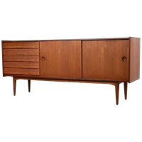 Vintage Teak Dressoir Uit De Jaren Zestig