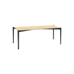 Serax Rechthoekige Tafel Beuken Zwart - Eiken Naturel Éloïs thumbnail 1