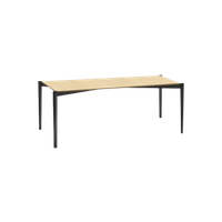 Serax Rechthoekige Tafel Beuken Zwart - Eiken Naturel Éloïs