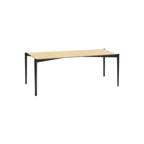 Table Beech Black - Oak Natural Éloïs