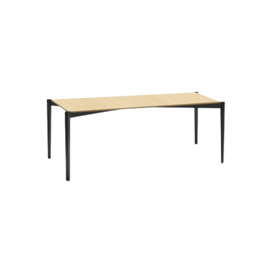 Serax Rechthoekige Tafel Beuken Zwart - Eiken Naturel Éloïs 1