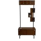 Staande Kapstok Met Tegel Decoratie, Jaren 60 thumbnail 1