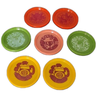 Vintage Onderzetters Plastic 7X