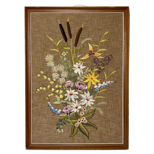 Mcm Groot Borduurwerk - Wild Bloemen Boeket 1