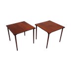 Pair Of Danish Teak Side Tables By Peter Hvidt For John Stuart, 1960s thumbnail 1