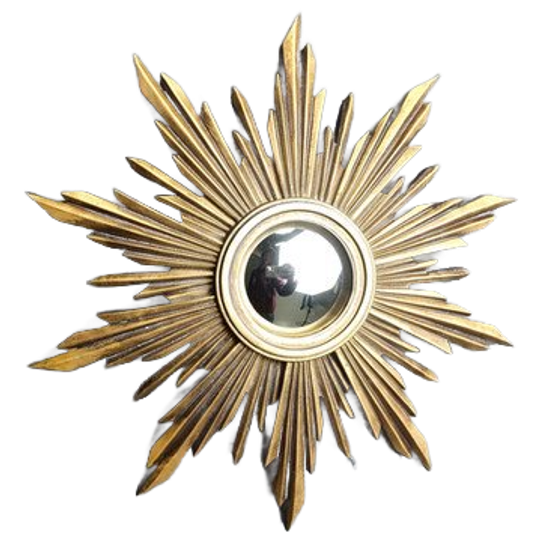 Vintage Sunburst Mirror, 1960s 1