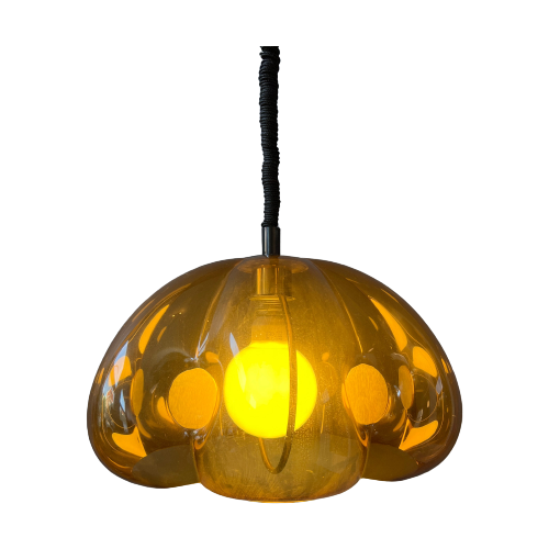Vintage Herda Space Age Hanglamp | Mid Century Lamp | Retro Jaren '70 Verlichting