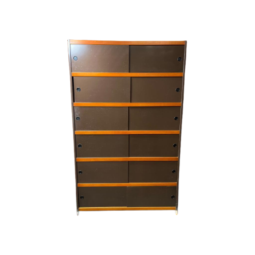 Vintage Kewlox Modulaire Kast Met Schuifdeuren