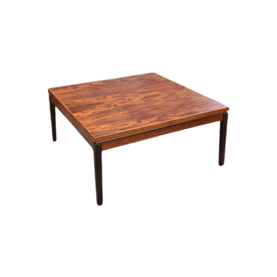 Vierkante Palissander Salontafel, 60S Fristho 1