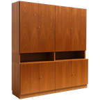 Xxl Hoog Vintage Dressoir / Wandmeubel – Palissander – Jaren ’60 thumbnail 1