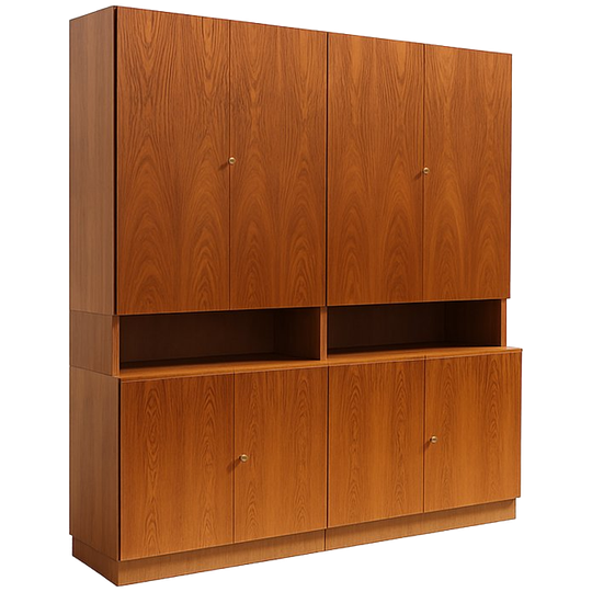 Xxl Hoog Vintage Dressoir / Wandmeubel – Palissander – Jaren ’60 1
