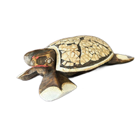 Opbergdoosje Schildpad Orient Hout Vintage