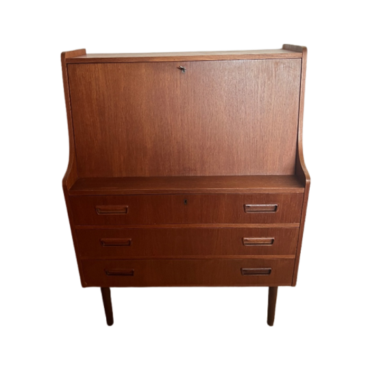 Deense Teak Secretaire 1