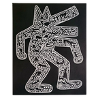 Keith Haring (1958-1990) - Dog thumbnail 1