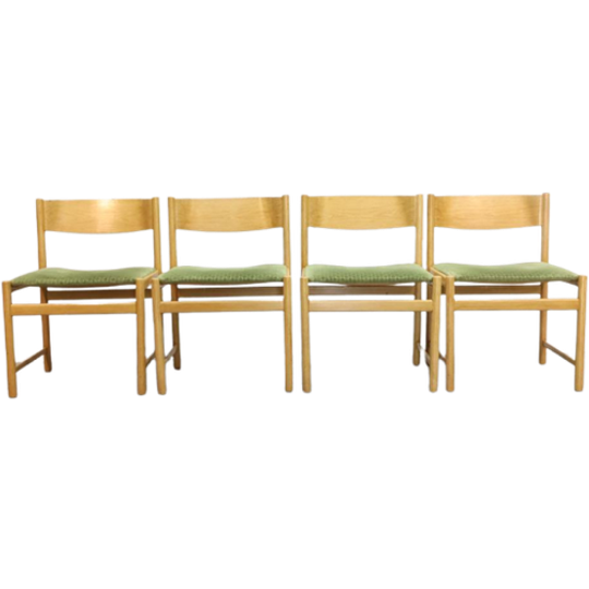 Set Van 4 Vintage Stoelen Pastoe Eiken 1