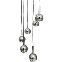 Chrome 6 Ball Sphere Lamp 1960S