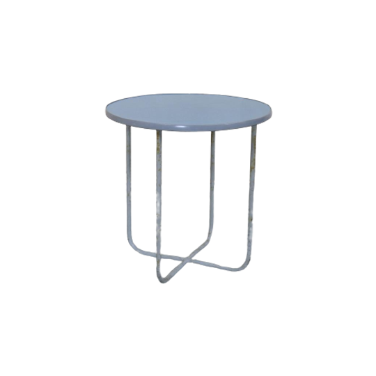 Vintage Bijzettafel Bauhaus Rond 1