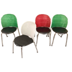 4 Postmodern Orta Stoelen, Christoph Hindermann, Dietiker thumbnail 1