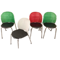 4 Postmodern Orta Stoelen, Christoph Hindermann, Dietiker