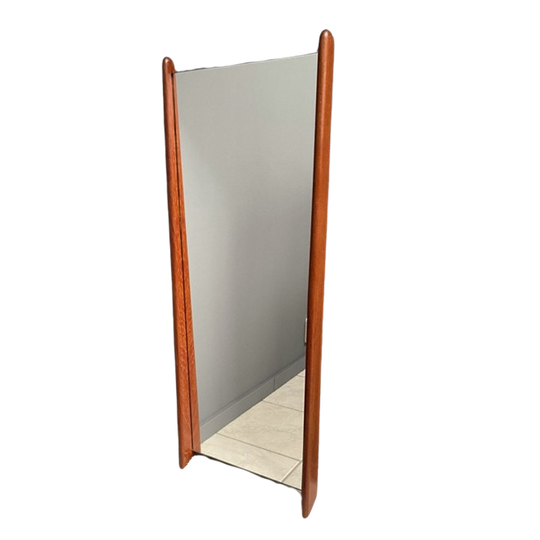 Large Teak Mirror 1960s Denmark 1