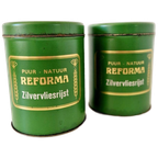 2 Vintage Blikken Zilvervliesrijst Reforma Blik thumbnail 1