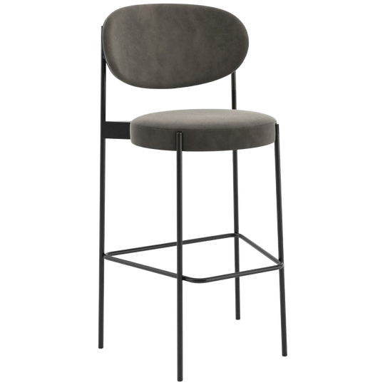 Verpan | Serie 430 Kruk Fluweel Taupe 1