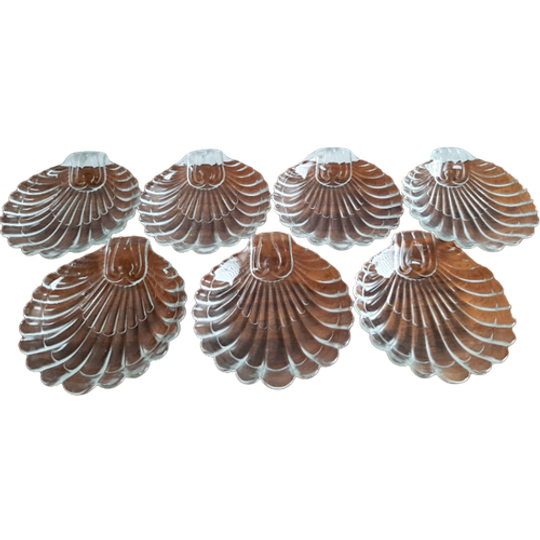 Set Van 7 Schelp Bordjes Schaaltjes 1