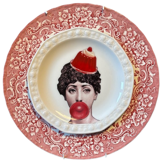 Vintage Wandbord Lina Fornasetti Pudding 1