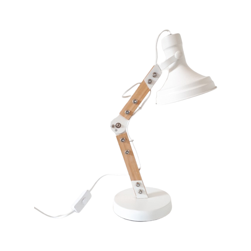 Strakke Bureaulamp Met Knikarm